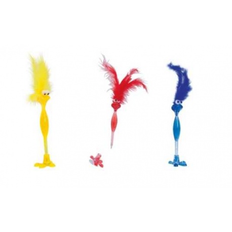 Bolígrafos rojo/azul/amarillo Birdie (precio unidad)