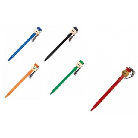 Bolígrafos niño graduación en colores azul o naranja (precio unidad)